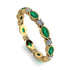 Marquise Emerald Eternity Band - Cecilia No. 4