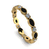 Marquise Black Diamond Eternity Band - Cecilia No. 7