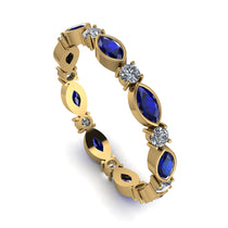 Marquise Sapphire Eternity Band - Cecilia No. 13 image 1