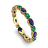 Marquise Sapphire Eternity Band - Cecilia No. 28