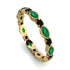 Marquise Emerald Eternity Band - Cecilia No. 34