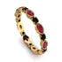 Marquise Ruby Eternity Band - Cecilia No. 40