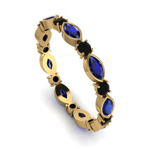 Marquise Sapphire Eternity Band - Cecilia No. 43 image 1