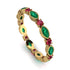 Marquise Emerald Eternity Band - Cecilia No. 49