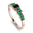 Emerald Black Diamond Mix Band - Valerie No. 23