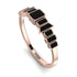 Emerald Black Diamond Mix Band - Valerie No. 38 image 1