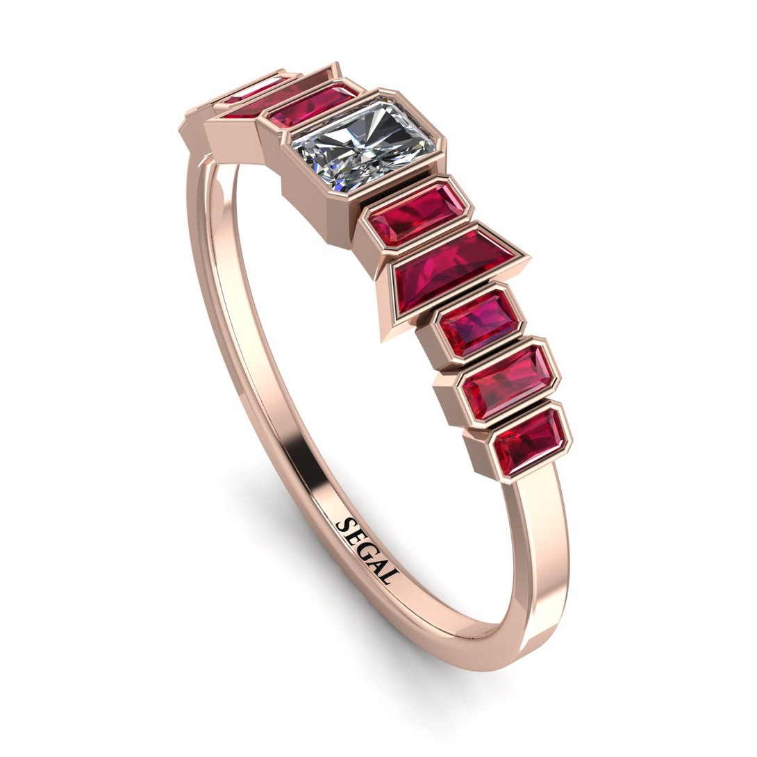 Emerald Diamond Mix Band - Valerie No. 47