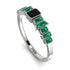 Emerald Black Diamond Mix Band - Valerie No. 24 image 1