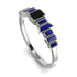 Emerald Black Diamond Mix Band - Valerie No. 69 image 1