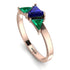 Triangle Sapphire Engagement Ring - Molly No. 29