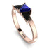 Triangle Sapphire Engagement Ring - Molly No. 44