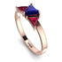 Triangle Sapphire Engagement Ring - Molly No. 59
