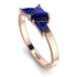 Triangle Sapphire Engagement Ring - Molly No. 74