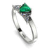 Triangle Emerald Engagement Ring - Molly No. 6