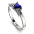 Triangle Sapphire Engagement Ring - Molly No. 15