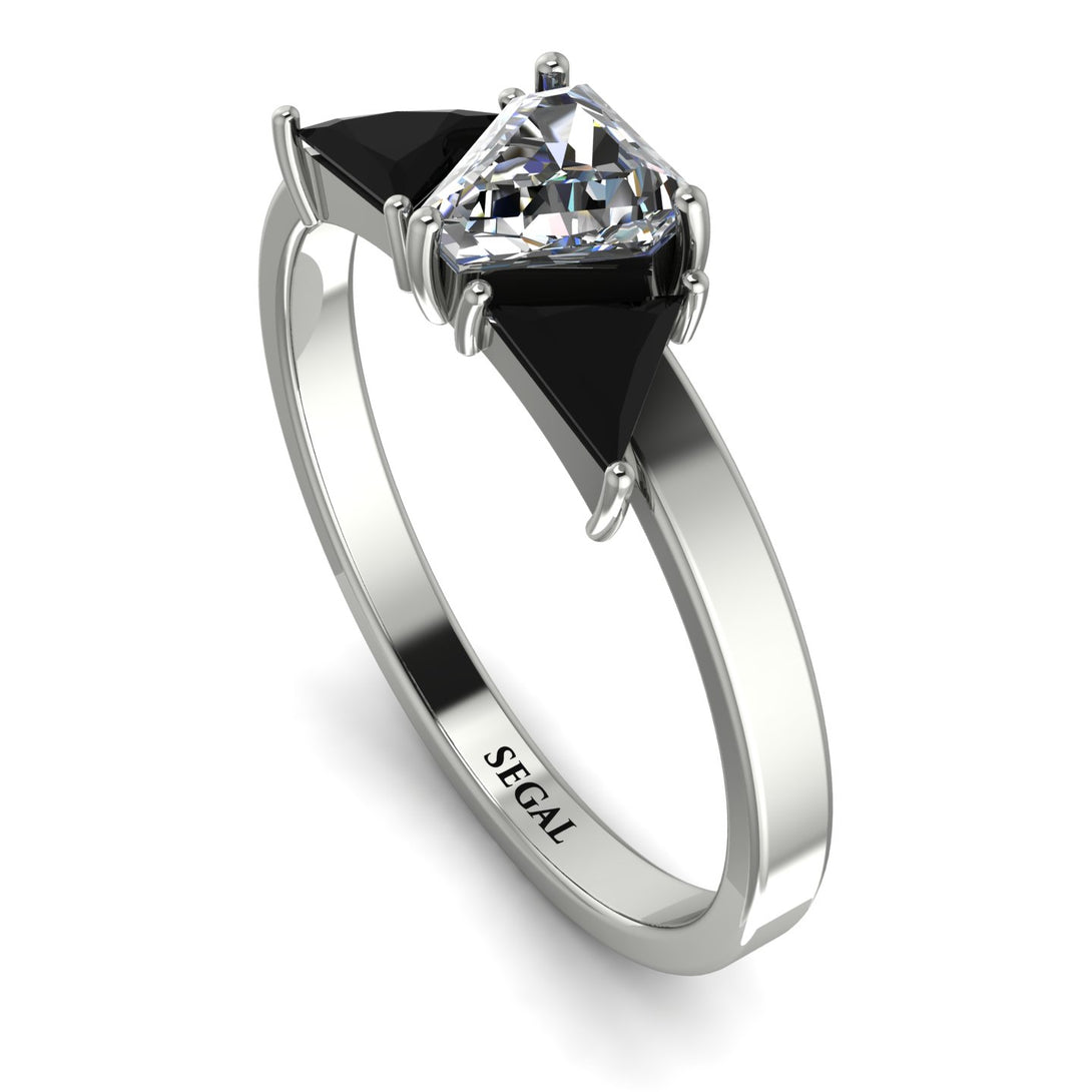 Triangle Diamond Engagement Ring - Molly No. 33