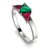 Triangle Emerald Engagement Ring - Molly No. 51