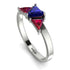 Triangle Sapphire Engagement Ring - Molly No. 60