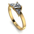 Triangle Diamond Engagement Ring - Molly No. 1