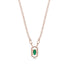 Marquise Emerald Geometrical Necklace - Aleena No. 5
