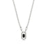 Marquise Black Diamond Geometrical Necklace - Aleena No. 9 image 1