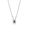 Marquise Sapphire Geometrical Necklace - Aleena No. 15