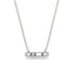 3 Diamond Stone Bar Necklace - Nala No. 3 image 1