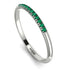 Half Eternity Band With Emerald - Ayla No. 6