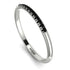 Half Eternity Band With Black Diamond - Ayla No. 9