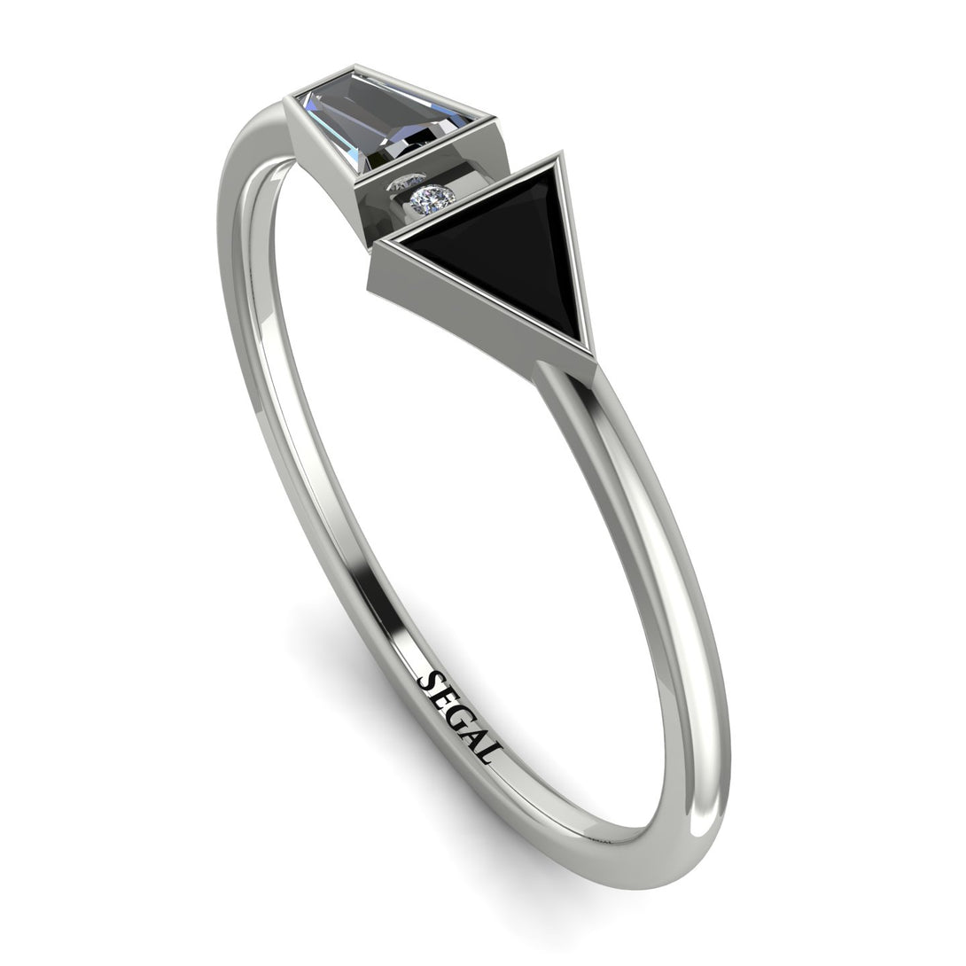 Geometrical Arrow Diamond Ring - Gracie No. 9