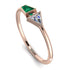 Geometrical Arrow Emerald Ring - Gracie No. 17
