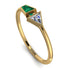 Geometrical Arrow Emerald Ring - Gracie No. 16