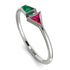 Geometrical Arrow Emerald Ring - Gracie No. 27