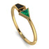 Geometrical Arrow Black Diamond Ring - Gracie No. 34 image 1