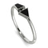 Geometrical Arrow Black Diamond Ring - Gracie No. 39