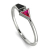 Geometrical Arrow Black Diamond Ring - Gracie No. 42