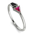 Geometrical Arrow Black Diamond Ring - Gracie No. 42