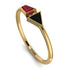 Geometrical Arrow Ruby Ring - Gracie No. 52