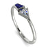 Geometrical Arrow Sapphire Ring - Gracie No. 63