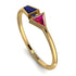 Geometrical Arrow Sapphire Ring - Gracie No. 70