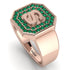 Personalized Signature Emerald Ring - Emersyn No. 5
