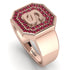 Personalized Signature Ruby Ring - Emersyn No. 11