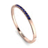 Thin Eternity Sapphire Band - Daisy No. 14