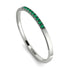 Thin Eternity Emerald Band - Daisy No. 6 image 1