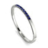 Thin Eternity Sapphire Band - Daisy No. 15