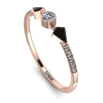 Minimalist Geometric Diamond Ring - Kimberly No. 8 image 1