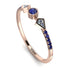 Minimalist Geometric Sapphire Ring - Kimberly No. 62 image 1