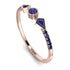 Minimalist Geometric Sapphire Ring - Kimberly No. 74 image 1
