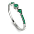 Minimalist Geometric Emerald Ring - Kimberly No. 21 image 1