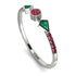 Minimalist Geometric Ruby Ring - Kimberly No. 51